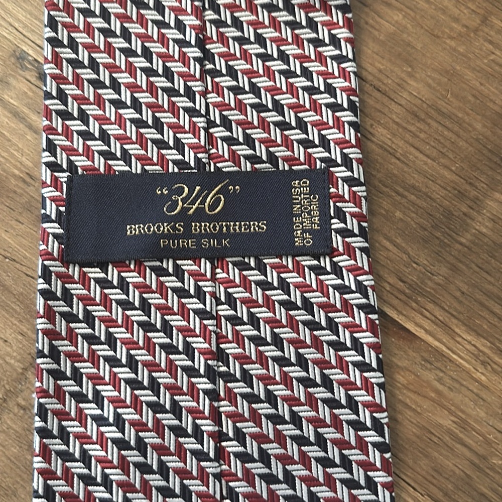 Brooks Brothers 346 Patterned Silk Tie. Men’s 59”L Houndstooth | Timeless EUC - Picture 2 of 3